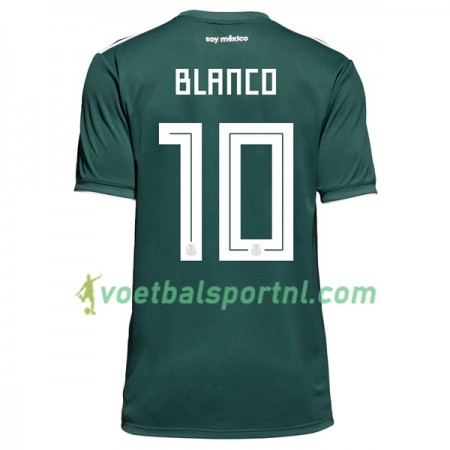 Mexico Blanco 10 Thuis Shirt WK voetbal 2018